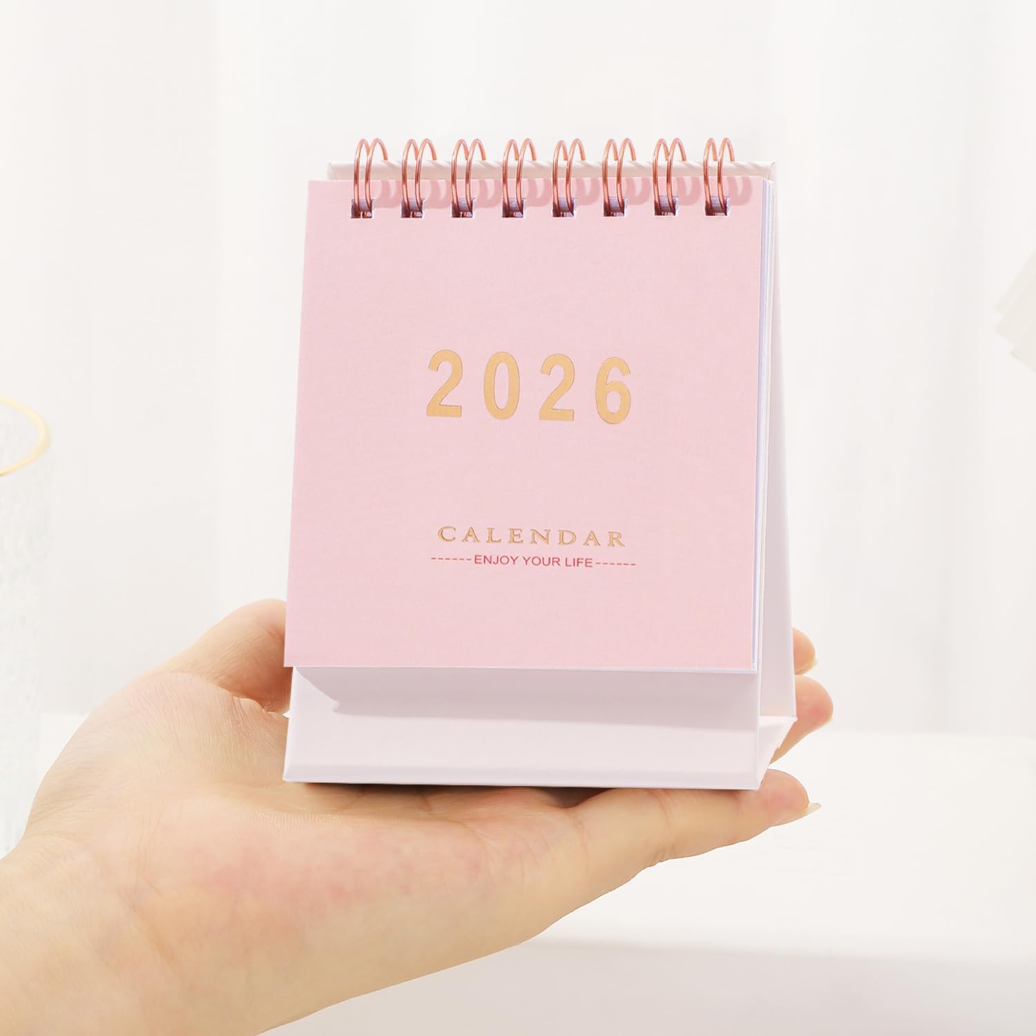 MAMACHU Calendrier De Bureau 2025-2026 Académique Avec Autocollants - Organisateur Juillet 2025 à Décembre 2026