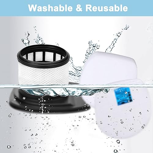 Miniatura 6 de IX141 Filtro de vacío compatible con Shark Rocket Pro IX141 IX140 IZ140 IX142 IZ140C IZ142 UZ145 IZ141C IX141H Aspiradora de palo, Parte #616FJ140 y