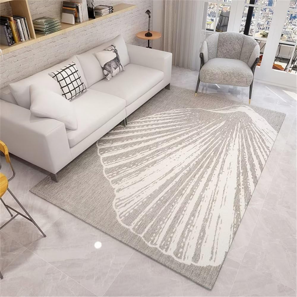 Tapis gris flou anti-glisse 160x200cm pour éviter les chutes