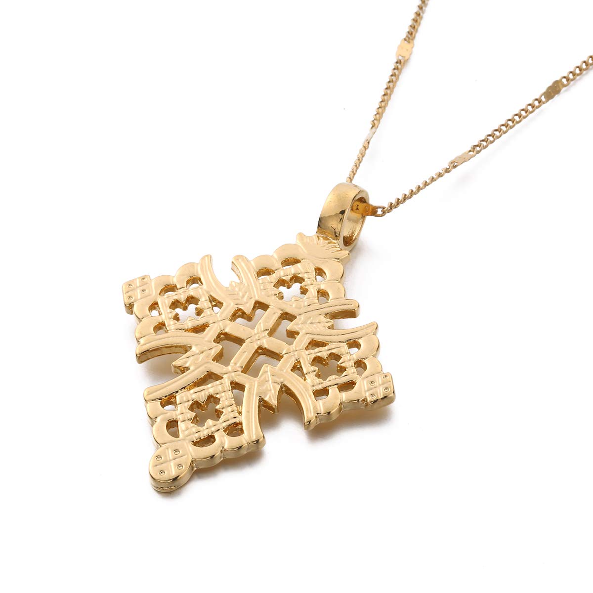 Ethiopia Jewelry Cross Pendant Gold Filled Jewelry Coptic Cross Pendant