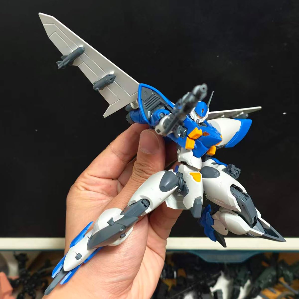 HiPlay Sheik Mainland Ultra Action Trooper OCR-122 Yunque (Lerche) Blau Weiß Farbe 1/144 Maßstab Mecha Bausatz Modellbausätze