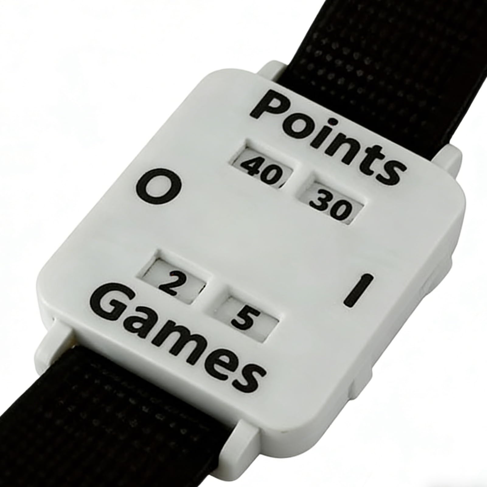 Pulsera Contadora de Puntos Deportiva Ajustable con Pantalla Grande para Tenis Adultos Hombres Mujeres