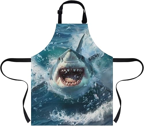 Miniatura 8 de Snilety Delantales para niños y niñas, delantales de pintura con bolsillo, delantales de cocina de 3 a 8 años