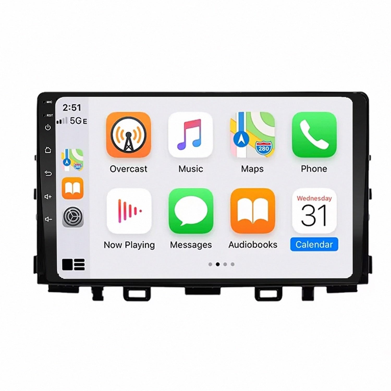 Radio de coche 2 DIN para Kia Rio 2017-2022 con Android Auto inalámbrico y Bluetooth 32G 8