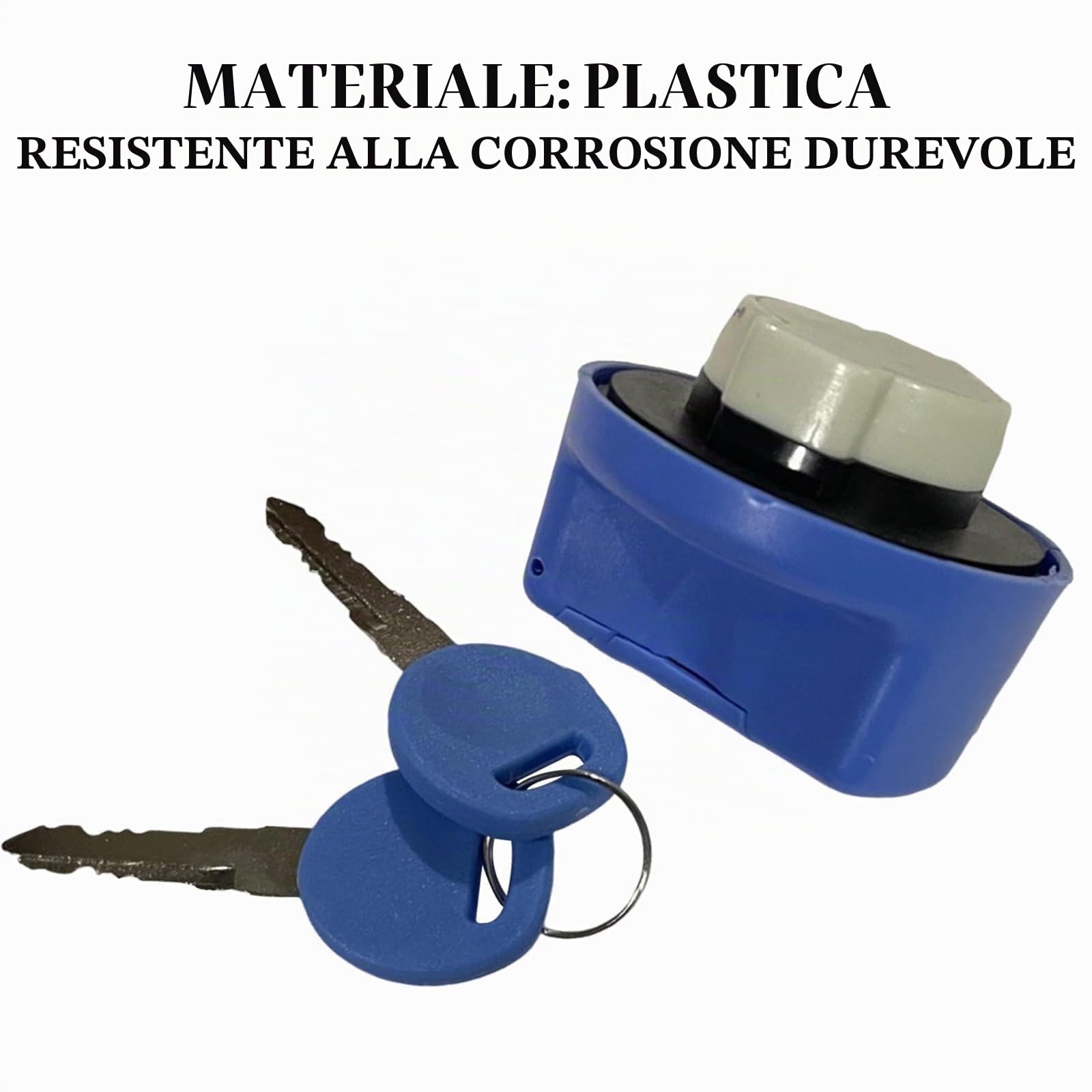 Raheem Adblue A0004702705 - Tappo serbatoio 40 mm Dual-Lock con 2 chiavi, accessorio per camion, compatibile con Mercedes, Ford, Volvo, Renault