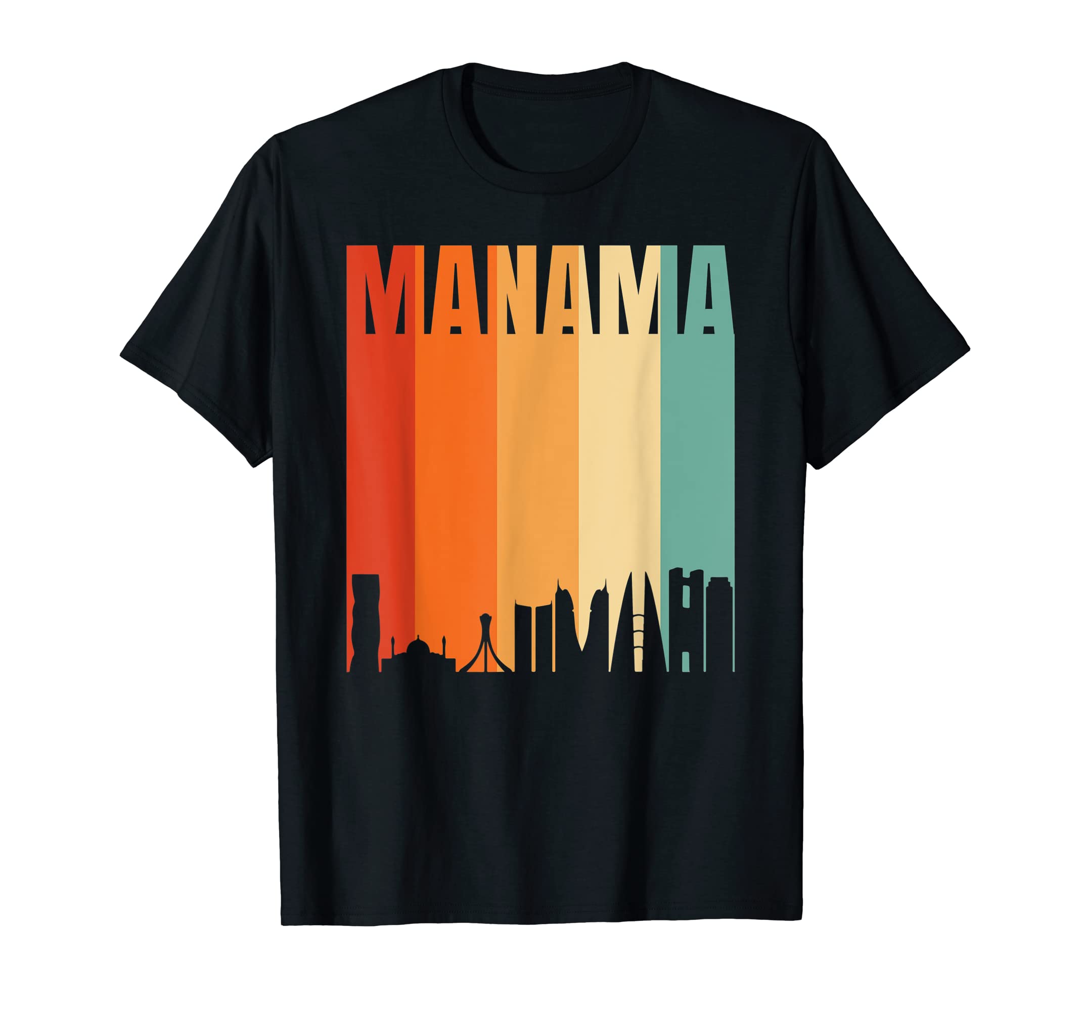Manama National Pride Bahrain VisitManama Skyline T-Shirt