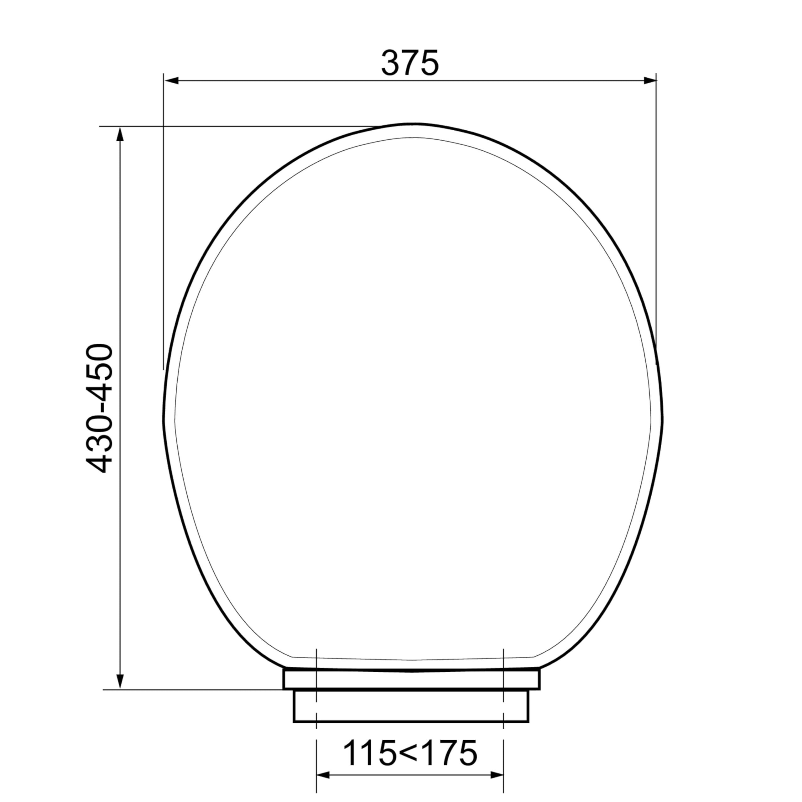 Wirquin 20724945 Abattant WC Fuji SS Blanc