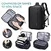 BANGE Air Compression System Backpack with electronic scaleVacuum Compression Travel Backpack,Expandable Backpacks with Pump for Airplanes (With Air Pump)