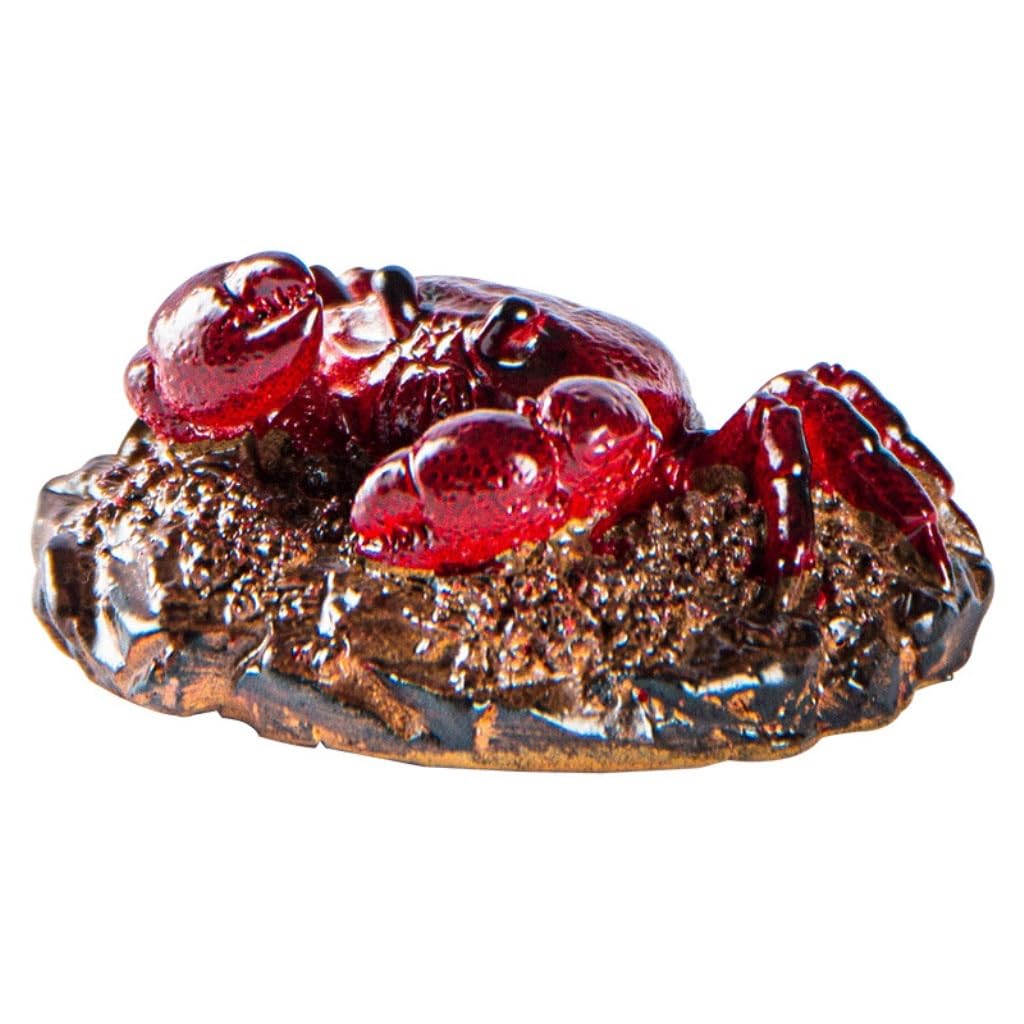 ENGENDER Kung Fu Tea Pet Crab Color Changing Tea Pet Can Be Raised To Attract Fortune Set Accessories Resin Crafts