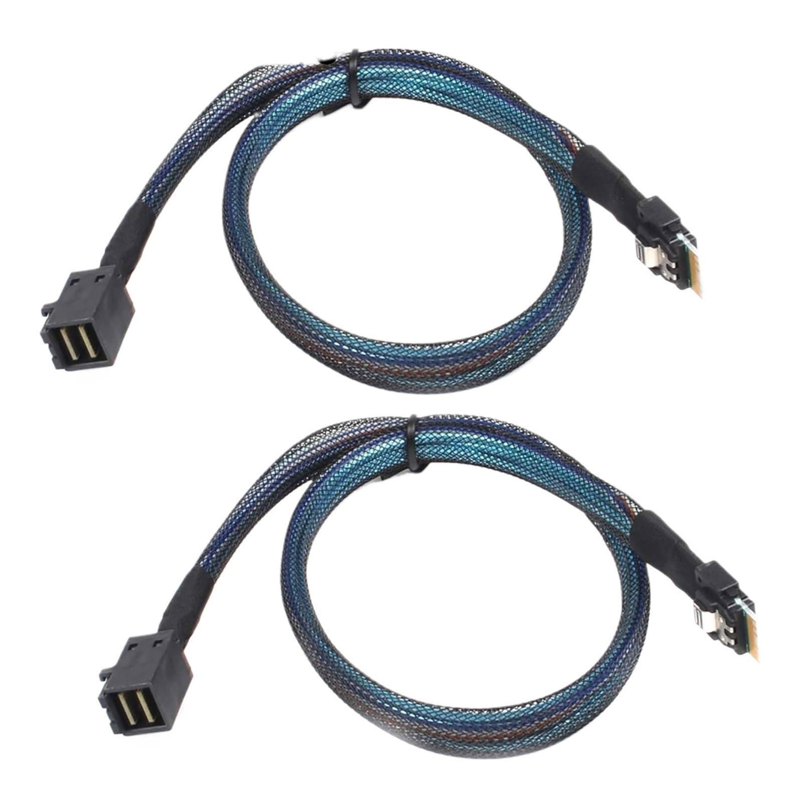 Cavo da 0,5 m PCIE4.0 Slimline S/A/S 4.0 SFF-8654 4i 38pin host a HD M1ni S/A/S 4i SFF-8643 36pin Target Cable