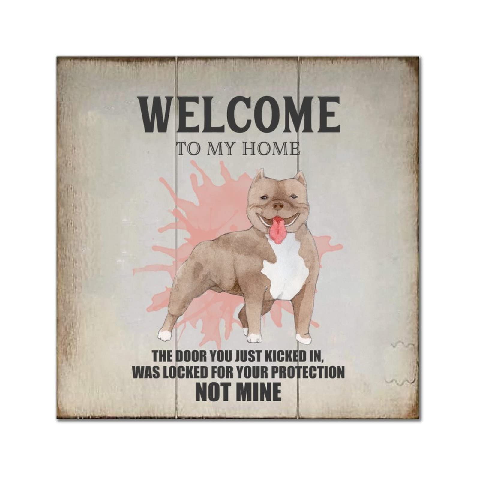 Plaque en bois Welcome pour sublimer votre salon et cuisine