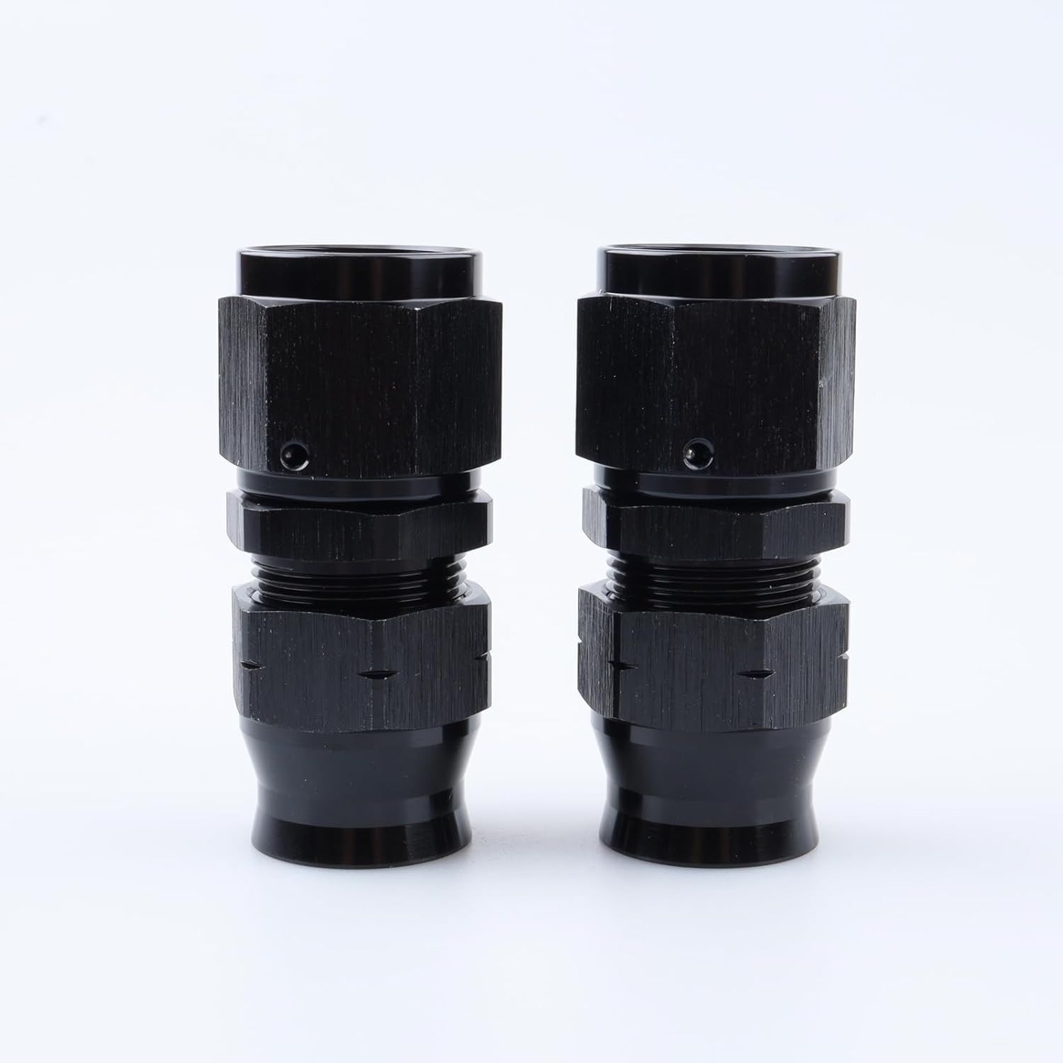 AC PERFORMANCE 5/8" Aluminum Fuel Line Hard Tube, 25 Feet Coil with 2PCS Black -10 AN Female to 5/8" Hardline Tube Fuel Fitting