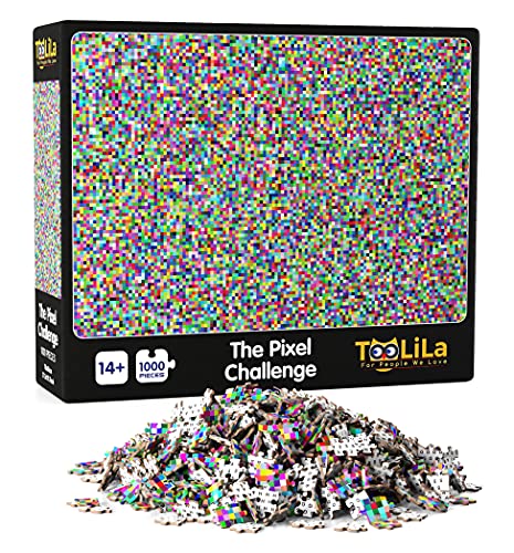 Jigsaw Puzzles for Adults 1000 Piece Difficult Puzzles Get Your Challenging Jigsaw Puzzle for Adults 28x20 Inches Jigsaw Puzzles 1000 Pieces for Adults (The Pixel Challenge)