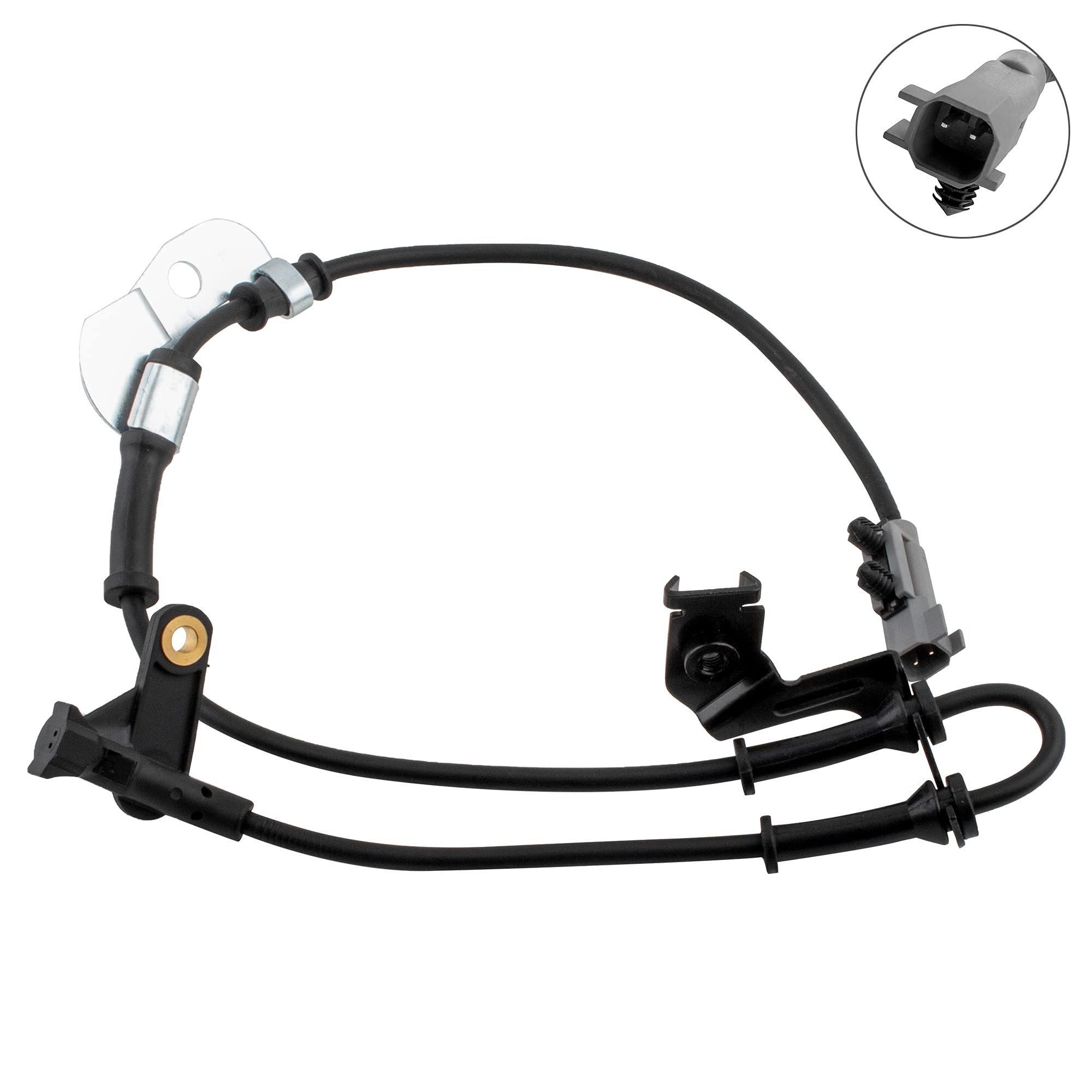 BOXI Sensor de velocidad de rueda delantera izquierda ABS para Chrysler Grand Voyager 2001-2002 / Chrysler Town & Country 2001-2005 / Chrysler Voyager 2001-2003 / Dodge Caravan 2001-2005 (sustituye a