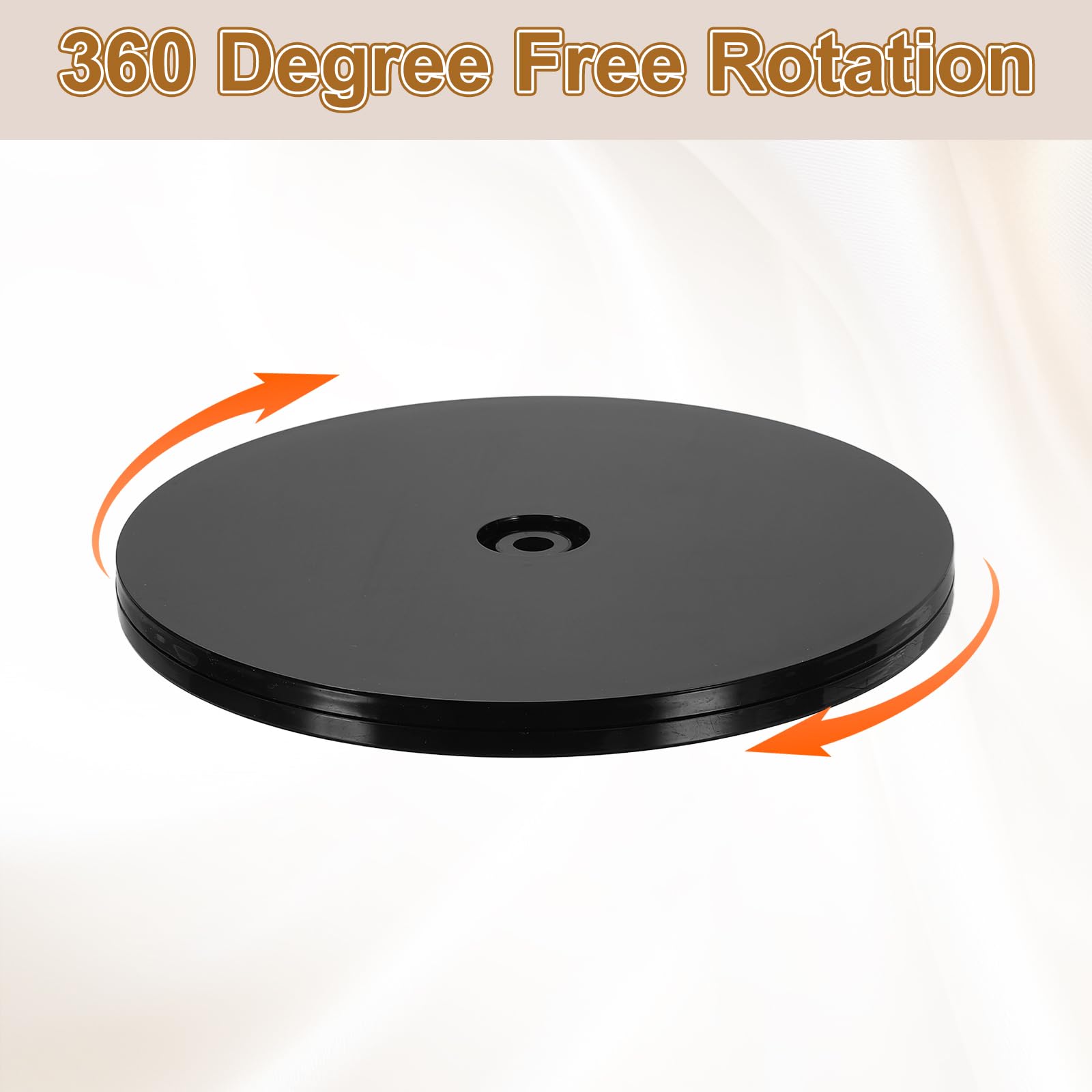 Addlike - Giradischi Lazy Susan in acrilico, confezione da 2