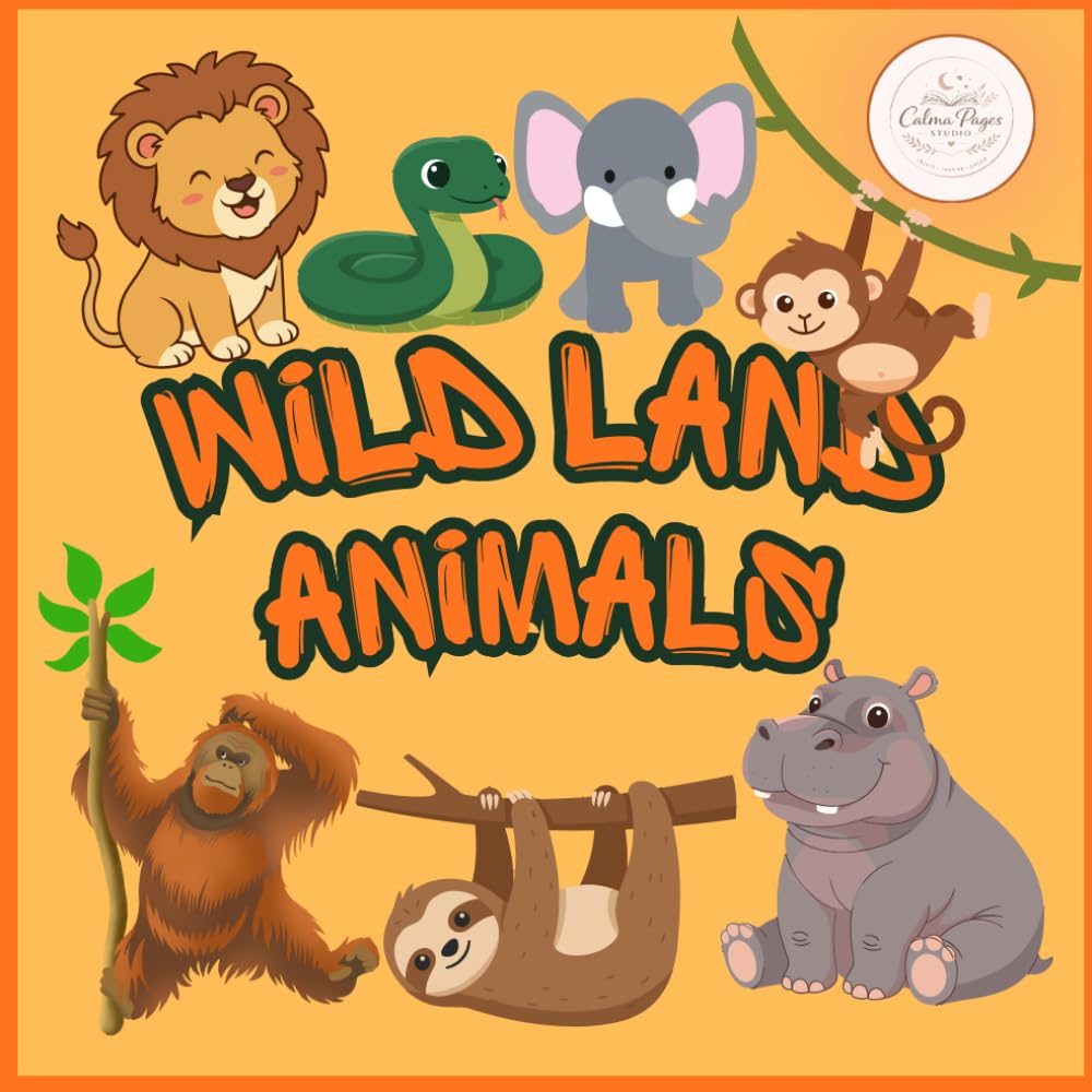 Wild Animals Colouring book (Animal Adventures)