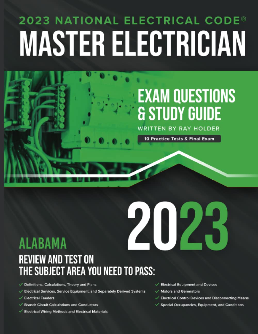 2023 Alabama Master Electrician Exam Prep and Study Guide: 400+ Questions for Study on the 2023 National Electrical Code