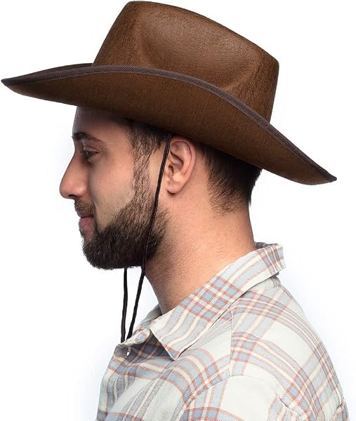 Boland - Cappello da cowboy per adulti, copricapo per costume, sceriffo, cavaliere da rodeo, - 4