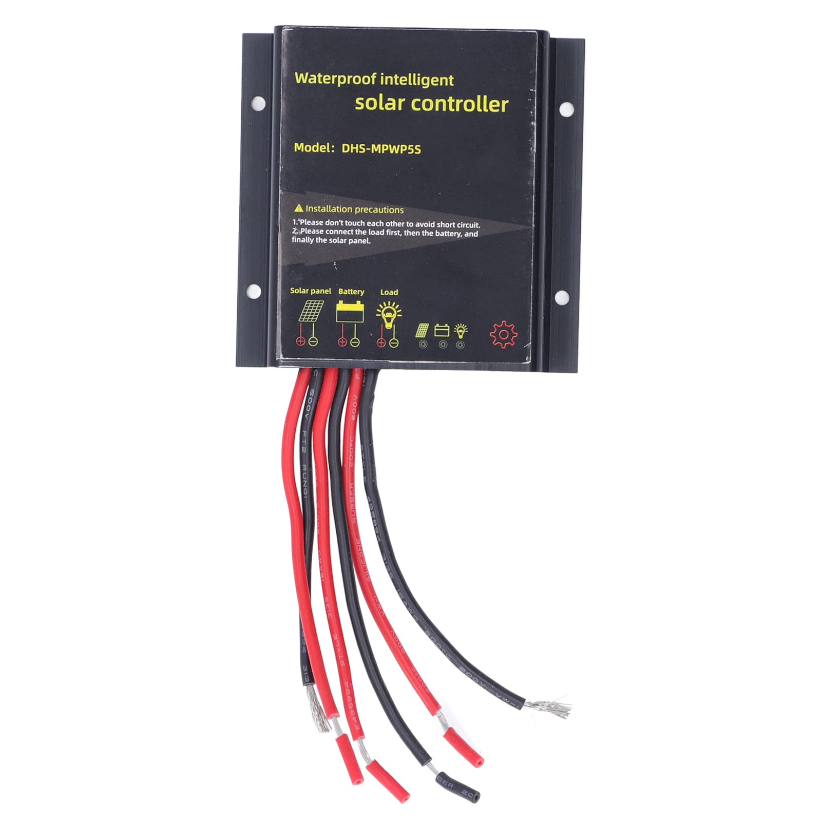 Controlador solar inteligente MPPT Regulador de carga de batería 12V 10A DHS‑MPWP5S