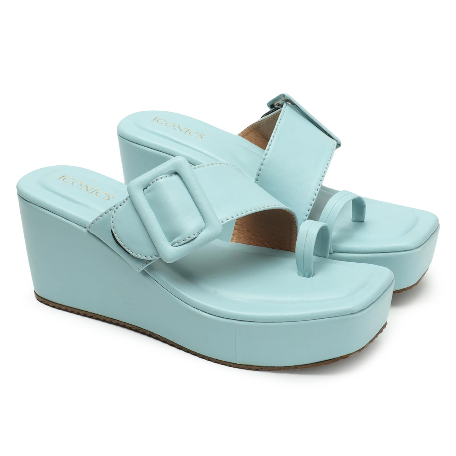 ICONICS Women Sandal,Sky Blue,UK-6 (B0DCGMJD74) Amazon Price History, Amazon Price Tracker