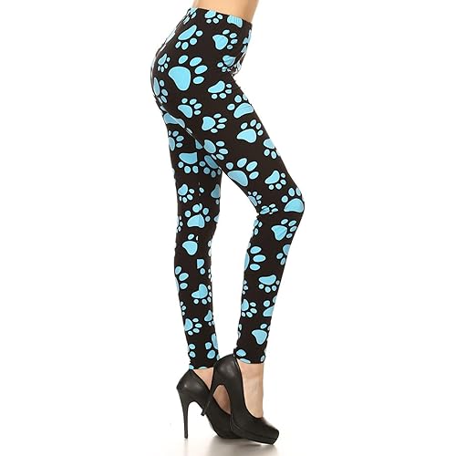 Leggings Depot High Waisted Camouflage & Multiple Print Leggings for Women - Reg, Plus, 1X3X, 3X5X