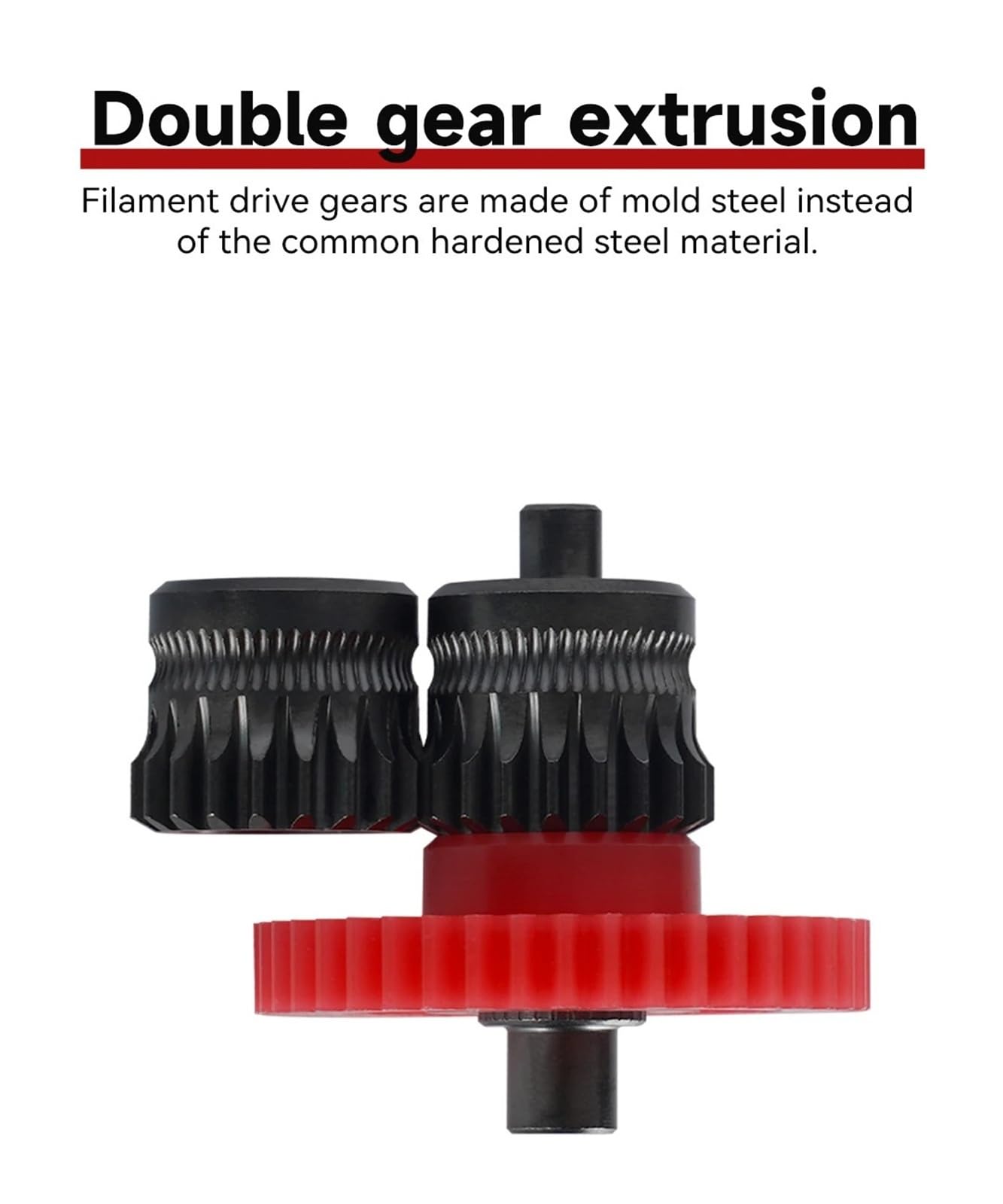 Kompatibel mit Creality, Hardened Extruder Gear Ender-3/CR-10