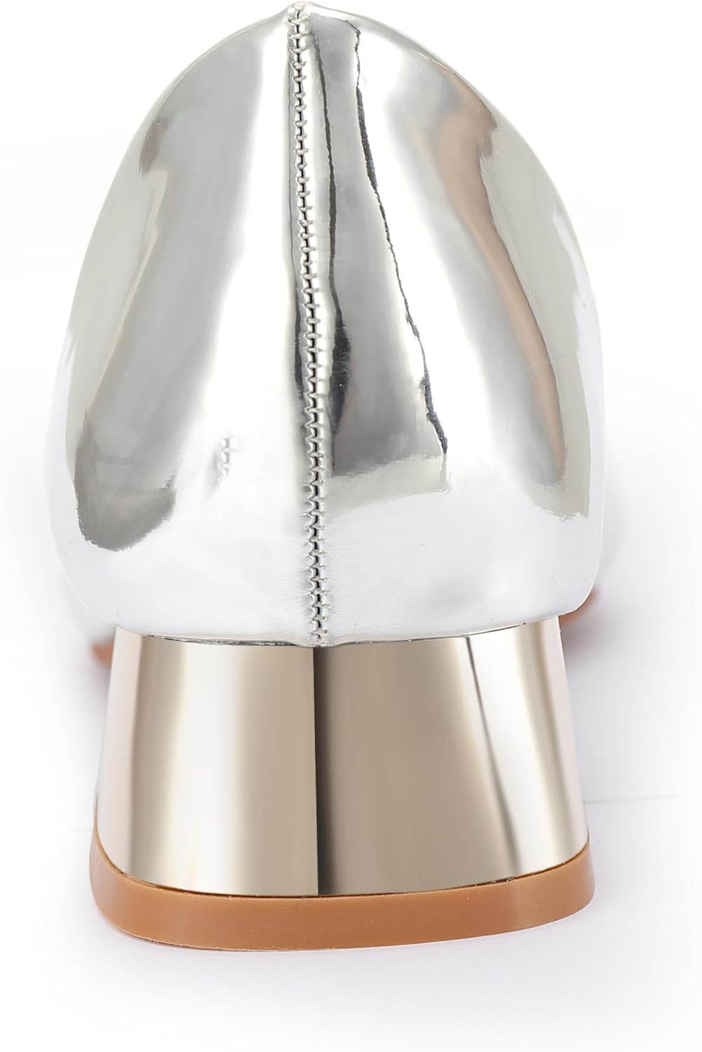 Women's Chunky Closed Toe Low Block Heels Work Pumps Comfortable Dress Wedding Shoes for Party Office - Image 3