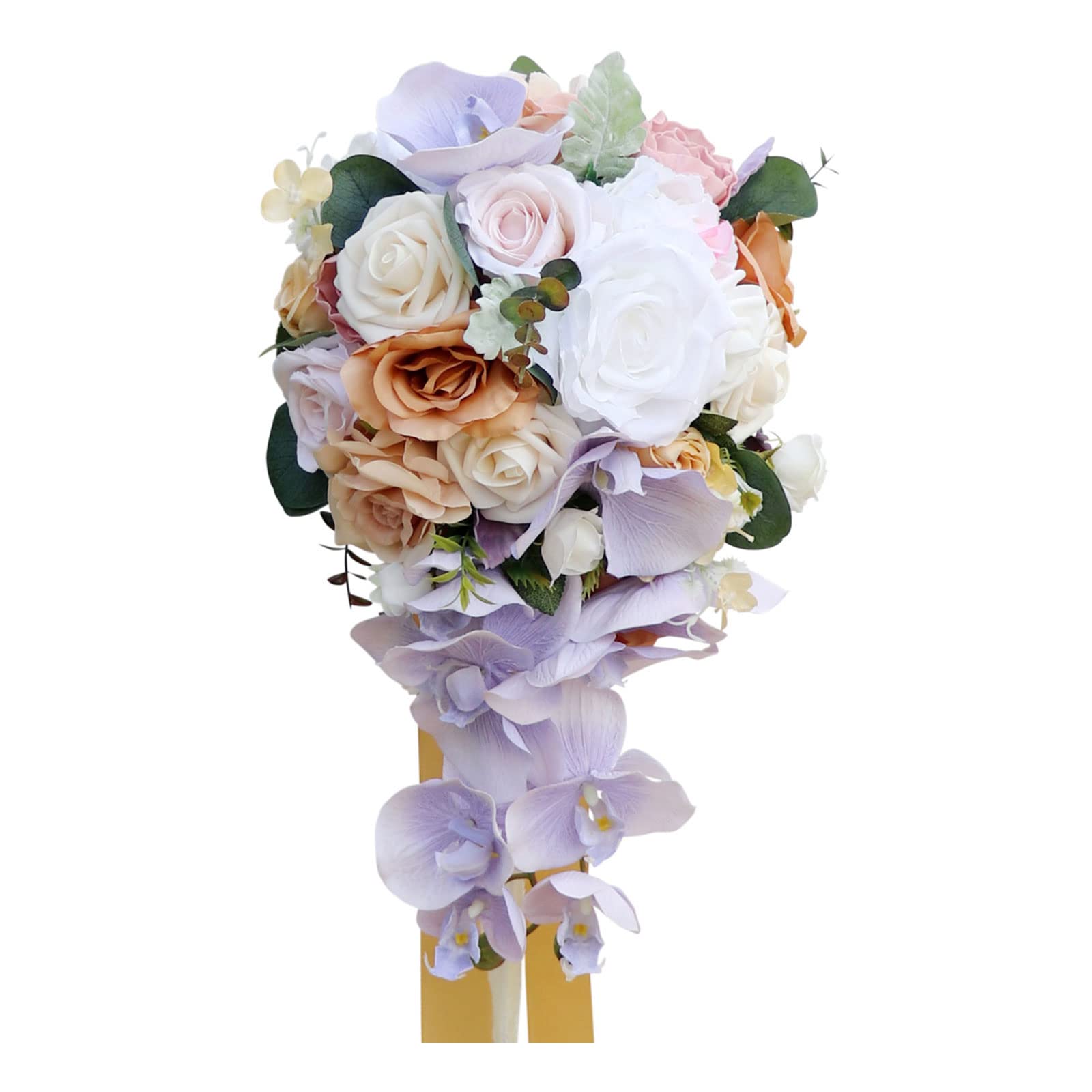 OSNIYAW Bouquet for Bride Holding Flowers Bridesmaid Bouquets for Home Party Valentines Day Decoration Bride Holding Flowers Wedding