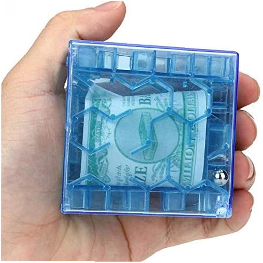 Amazon.co.jp: 新しいノベルティ3dキューブパズルお金の迷路の銀行の保存コインケースボックス楽しい頭脳ゲーム追体験のストレス玩具3dキューブpuzzletoy  P6 : おもちゃ