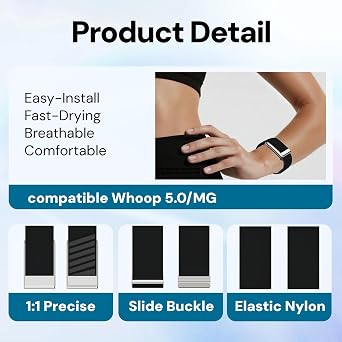 Hydronit wristband for Whoop MG/5.0 band Waterproof Quick dry Easy mounting band for Whoop Life Peak One