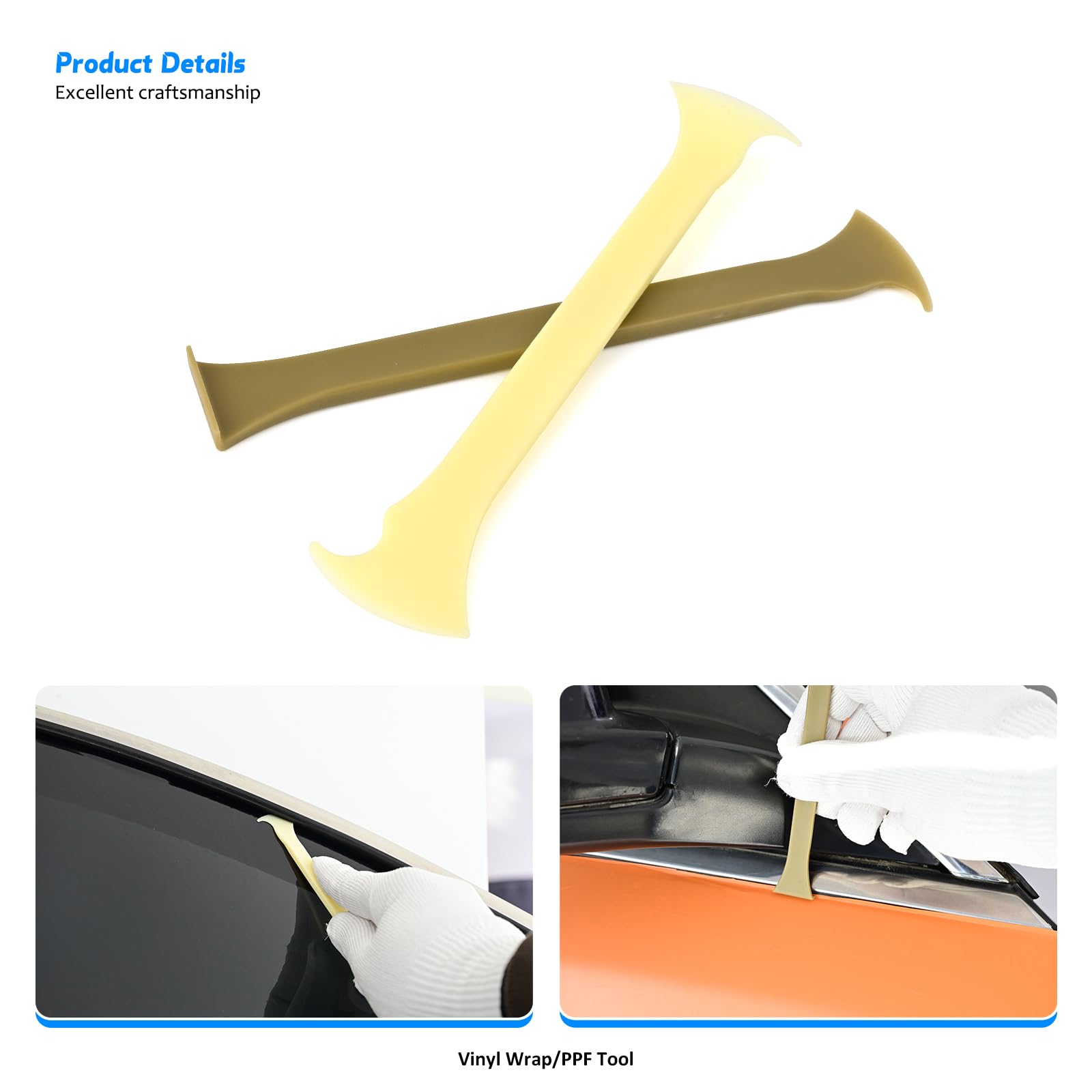 EHDIS Herramienta de Tinte de Ventana, Juego de Envoltura de Vinilo para Coche, Juego de Envoltura de Esquina, Ranuras de Curvas, Herramientas de Envoltura de Vinilo para Envolver automóviles,