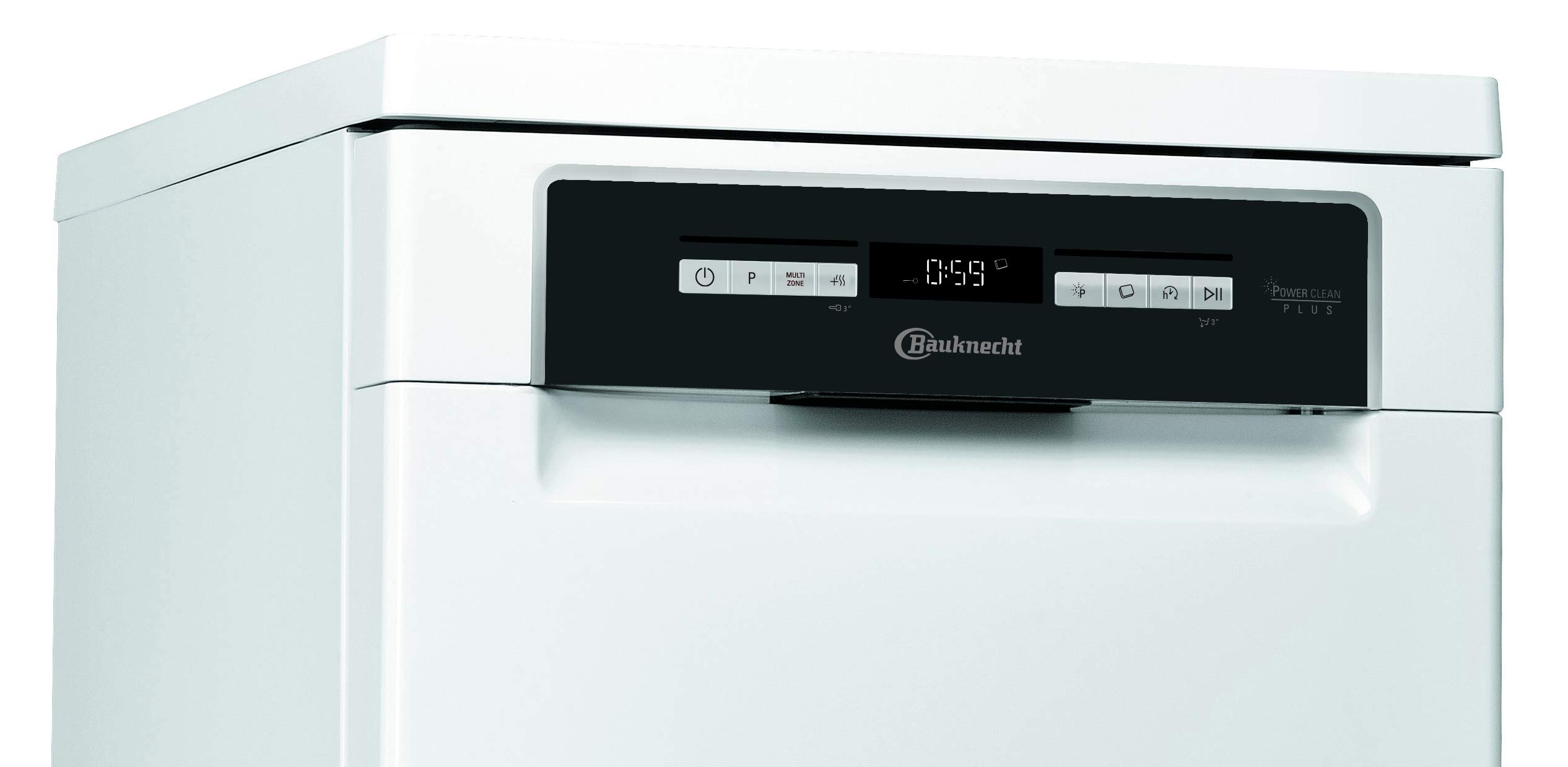 Bauknecht BSFO 3O35 PF Freistehender Geschirrspüler 45 cm PowerClean ActivDry Vollwasserschutz