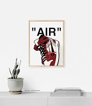 Amazon.com: Hypebeast Red Chicago Sneaker Poster – (12x16