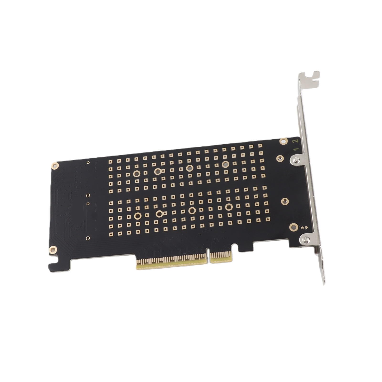 Tarjeta adaptadora PH45, Tarjeta de expansión del Lector, Adaptador M.2 Adaptador PCIE Dual M.2, Disco Duro M Key, SSD NVMe M.2 Dual a convertidor de Disco Duro PCIE X8 M Key(ph45)