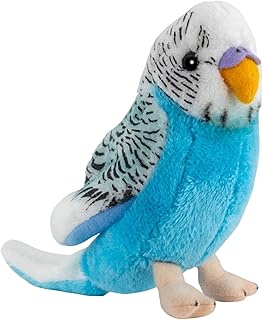 Carl Dick Peluche Perruche Oiseau Bleu foncé, 13cm 2823005