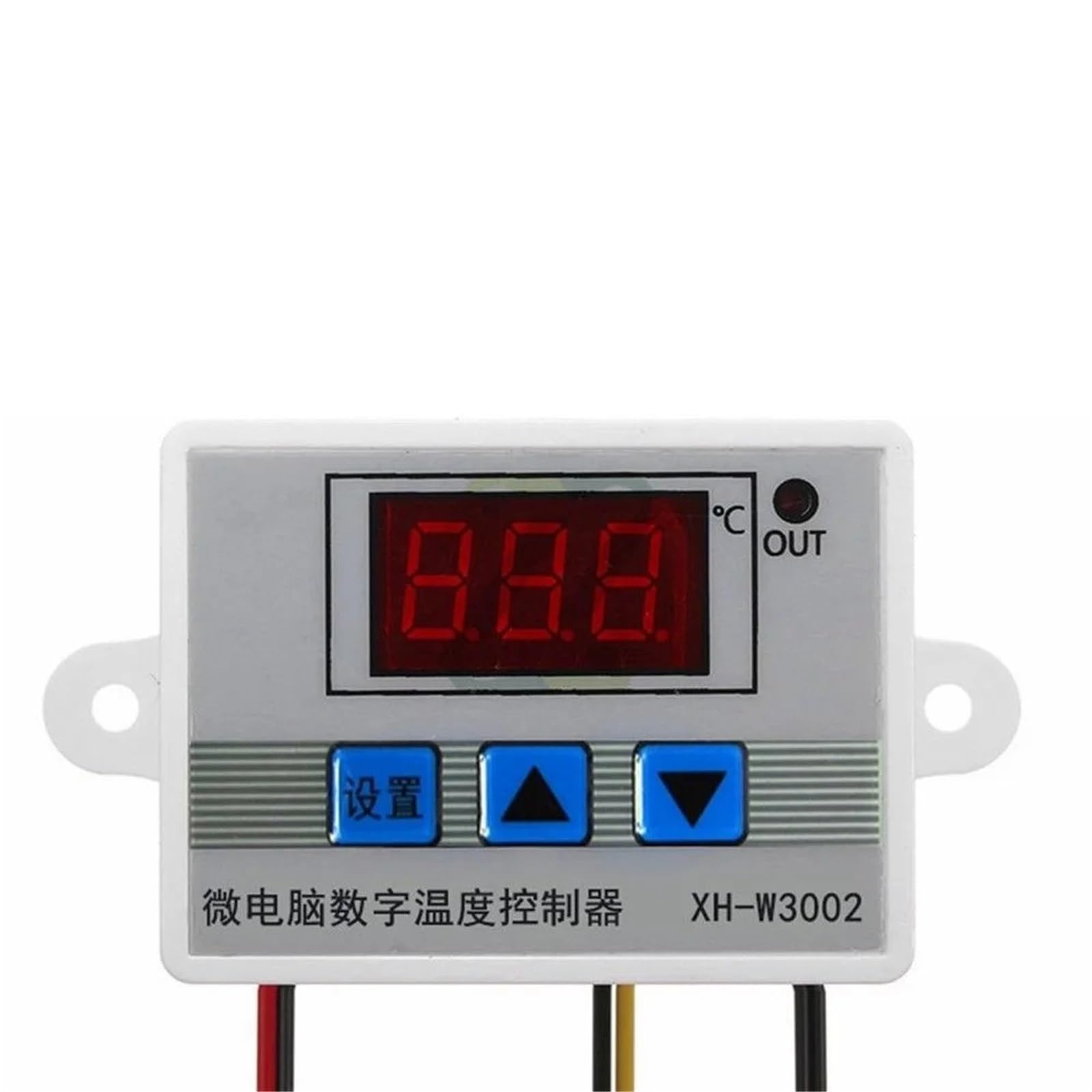 XH-W3002 W3002 - Regulador de temperatura para refrigerador de agua (12 V/24 V/110 V, 220 V, sensor de calefacción de agua para ventiladores de 12 V CA 110-220 V)