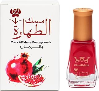 Mesk Al Tahara 6mL | Pomegranate Musk Perfume for Women | Egyptian Musk Oil Arabian Perfume | Soft Skin Scent for Everyday Wear & Layering مسك الطهاره رومان