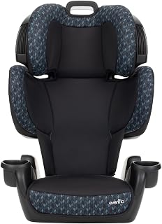 Evenflo GoTime LX Booster Car Seat 40-120 lbs 44-60in Kids 5+ Quincy Blue