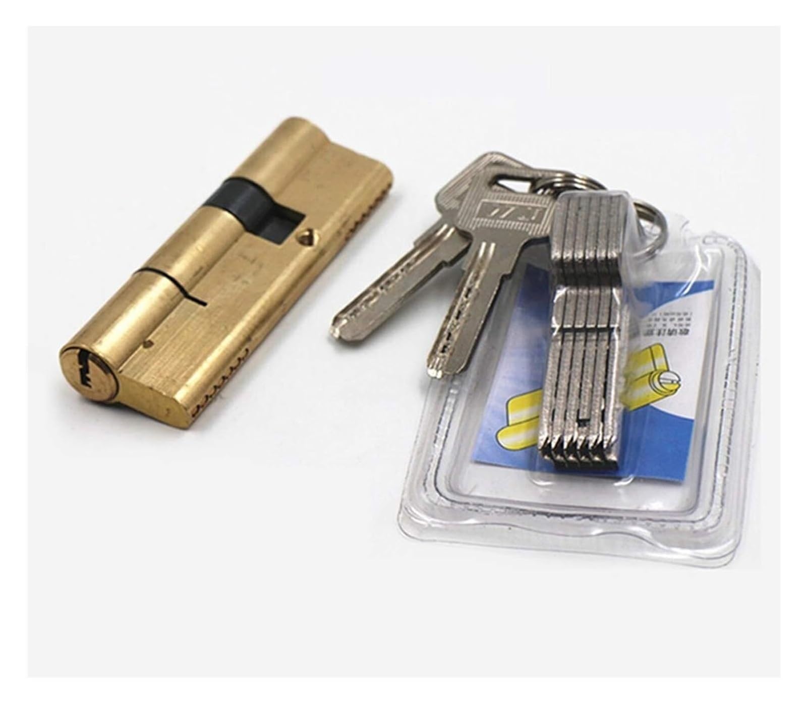 Iulgfsc 100(32.5 67.5) Upvc Door Locks， Door Cylinder Biased Lock 65 70 80 90 115Mm Ab Key Entrance Brass Lengthened Core