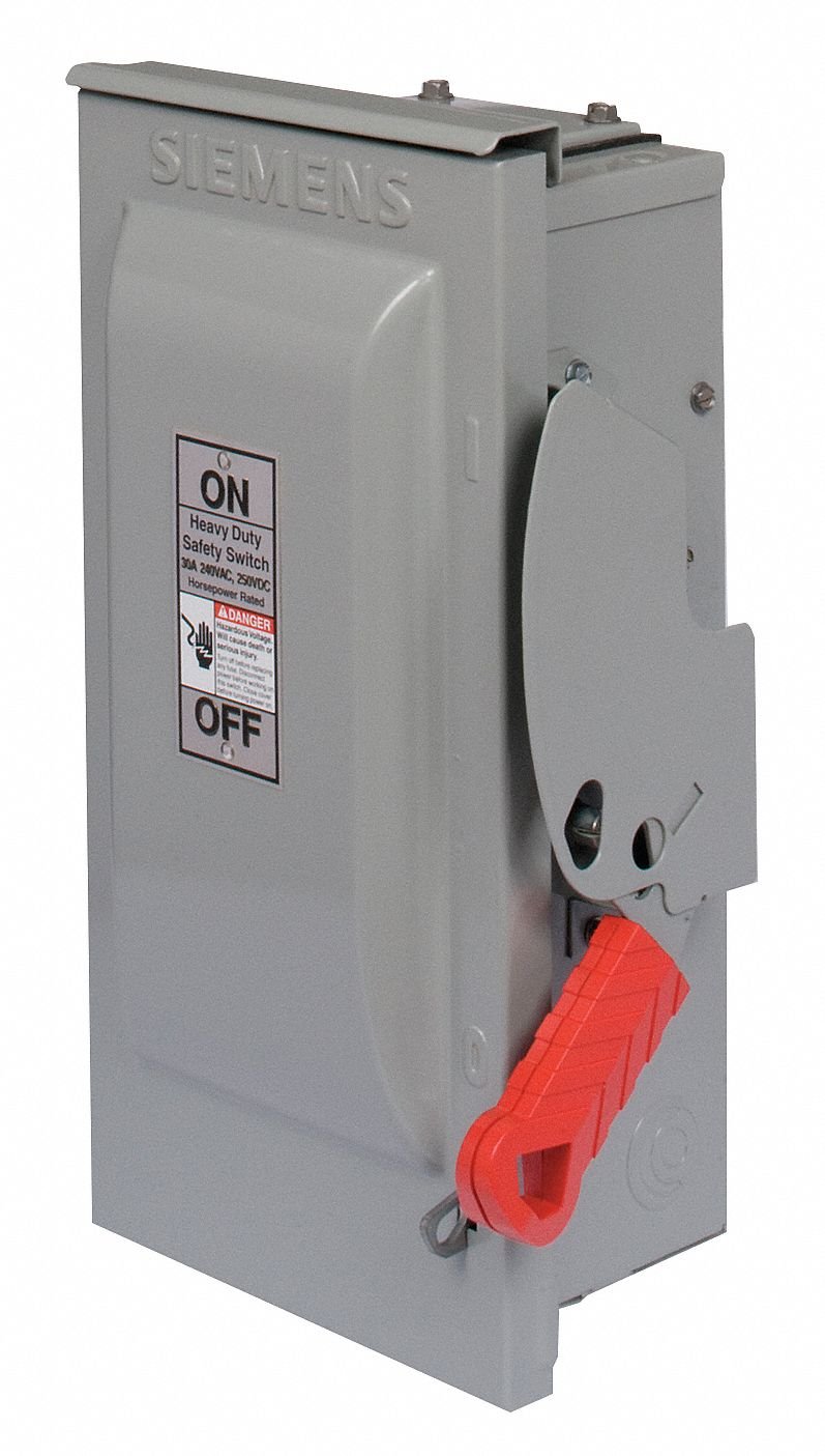 Safety Switch, NEMA 3R, 4W, 3P, 11x19x34 Industrial