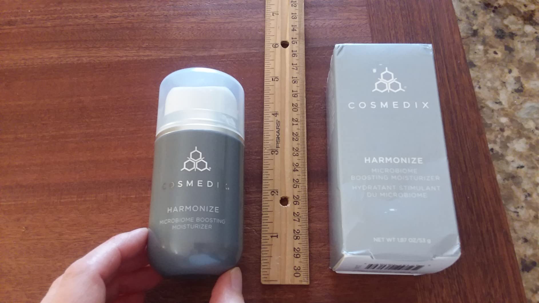 AmazonUs/I2QB3 COSMEDIX Harmonize Microbiome Boosting Moisturizer - Ultra-Light Prebiotic Facial Skin Care Products for Softer, Smoother & Vibrant-Looking Skin - Face Lotion for All Skin Types