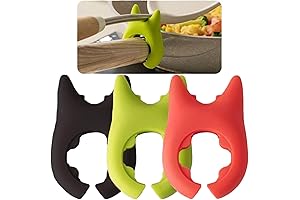 Creative Devil Shaped Spatula Rack with Pot Lid and Soup Spoon Holder