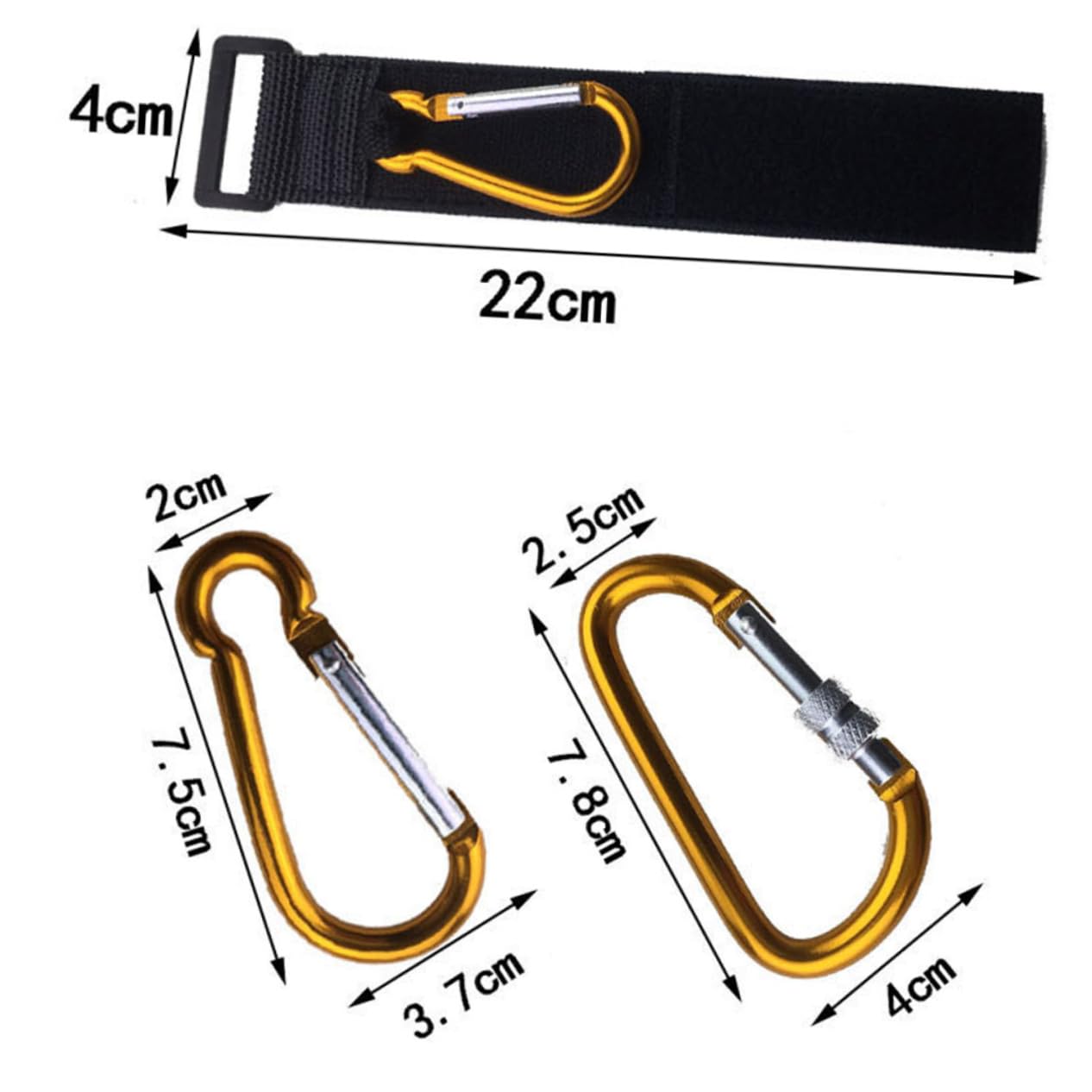 HANABASS 2pcs Non Slip Stroller Hooks Durable Clips for Shopping Bags Diaper Bags and Accessories Lightweight Organizer for Parents The Go