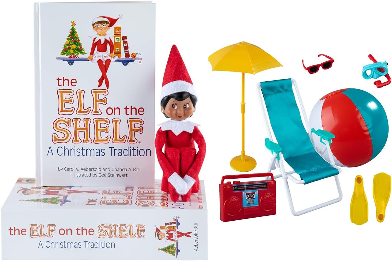 The Elf on the ShelfBrown Eyed Girl & Polar Props™ Beach Vacation Set