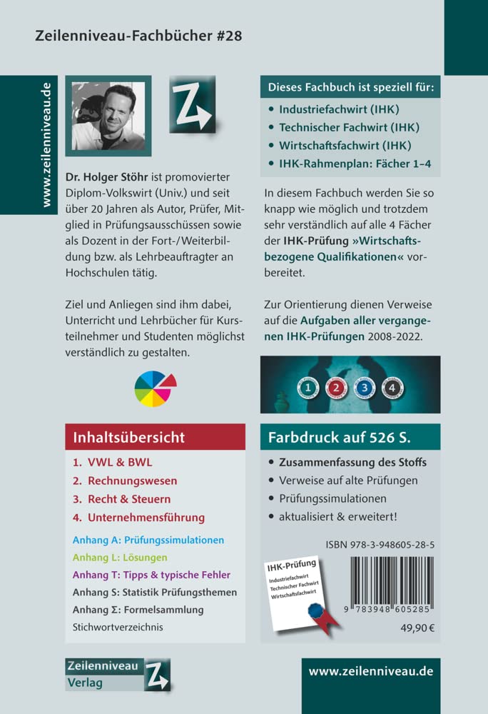 Zur Prüfung vorbereiten in Wirtschaftsbezogene Qualifikationen für Fachwirte