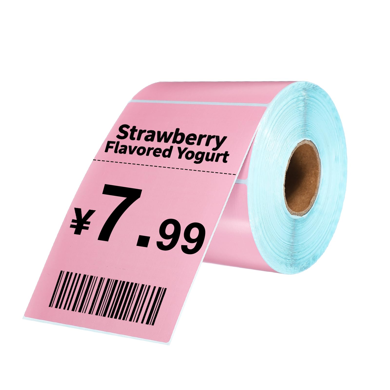 PATIKIL 500 Etichette Termiche 3.94x5.91 Pollici Etichette Adesive Rosa | Termiche, Per Stampanti Rotolo Di Carta Piccolo, Per Etichette Di trasporto Indirizzo Postale UPS Codice A Barre