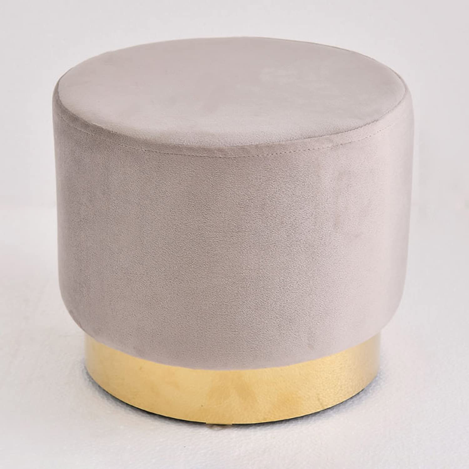 Repose-pieds en velours haut de gamme avec socle doré durable