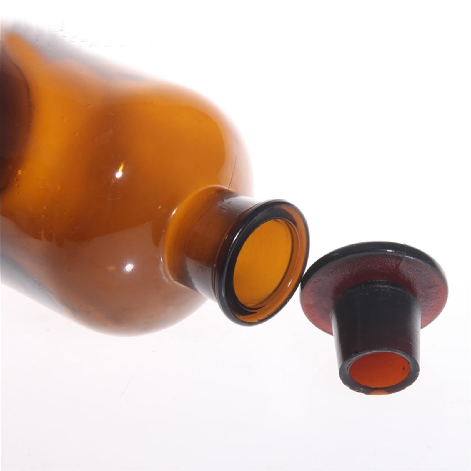 Botellas de vidrio transparentes, Paquete de 2 frascos de reactivo de vidrio de boca ancha y estrecha, varios tamaños.(2 Brown 250mL 2pcs)