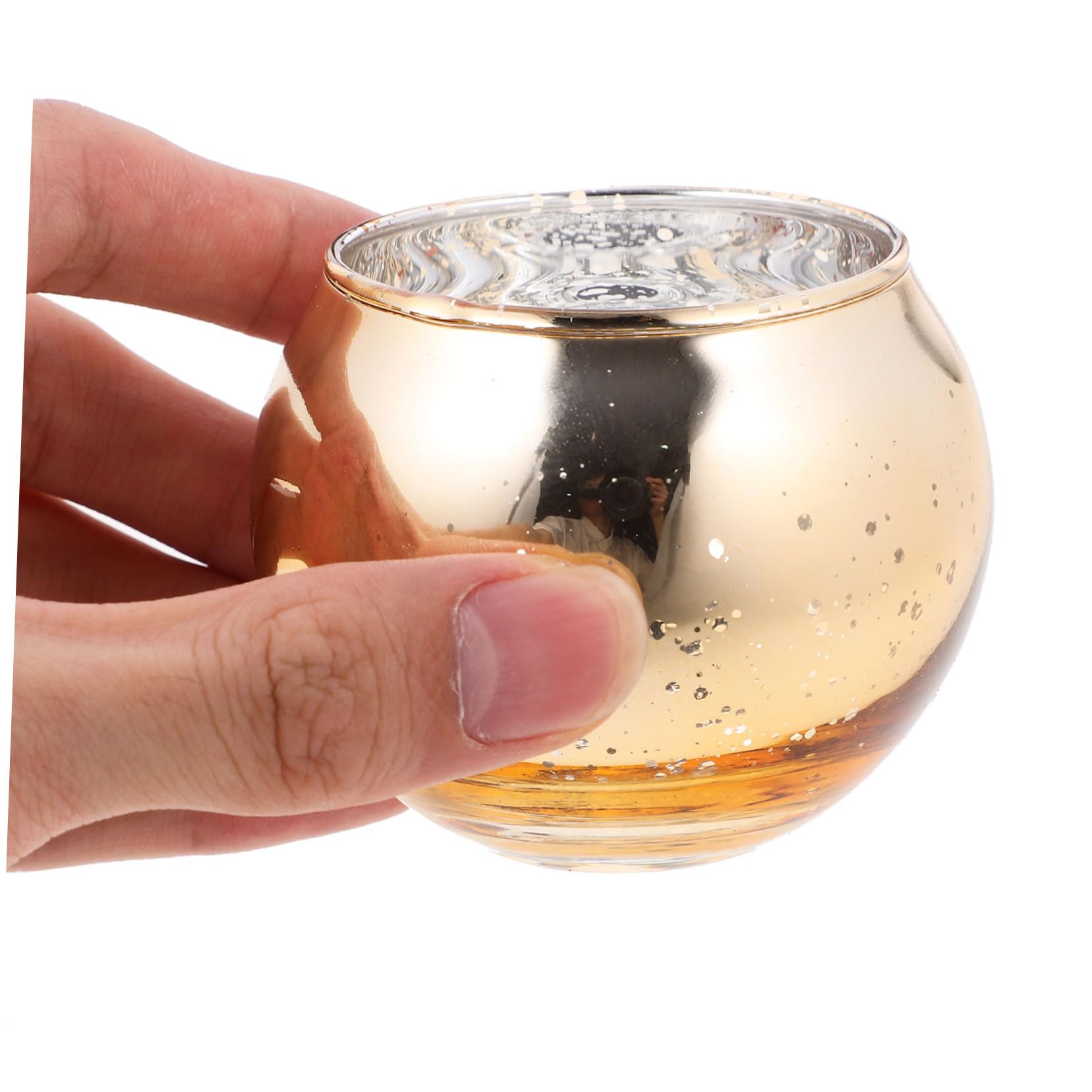 VOSAREA 12pièces Porte-Bougies Votives Verre Transparent Contenant pour Bougies Chauffe-Plat Bougeoir De Table Décoratif avec Base Stable