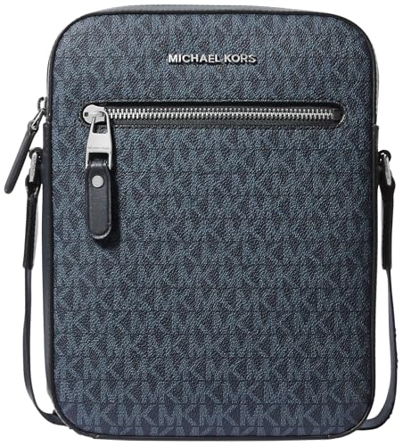 Michael Kors Men's Varick Flight Bag, Admiral/Pale Blue, One Size